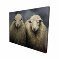 Fondo 16 x 20 in. Wool Sheeps-Print on Canvas FO2777060